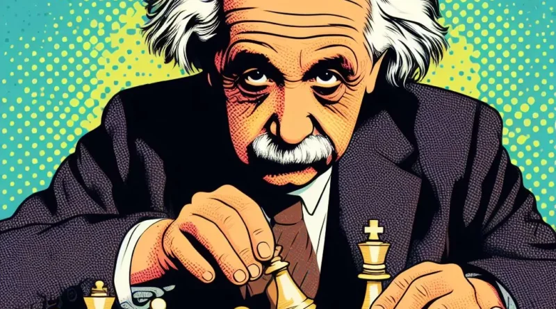 Einstein ve Satranç Kapak Görseli