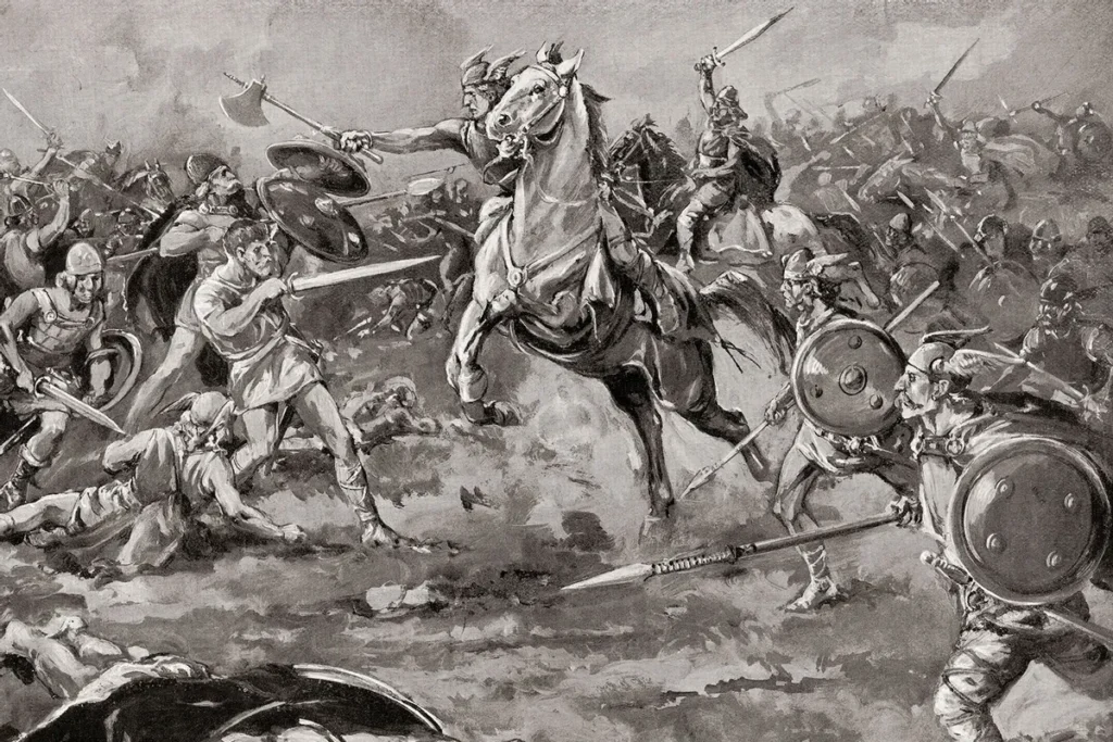 Roma'nın Gölge Yöneticileri - Châlons Muharebesi'nin bir tasviri.
