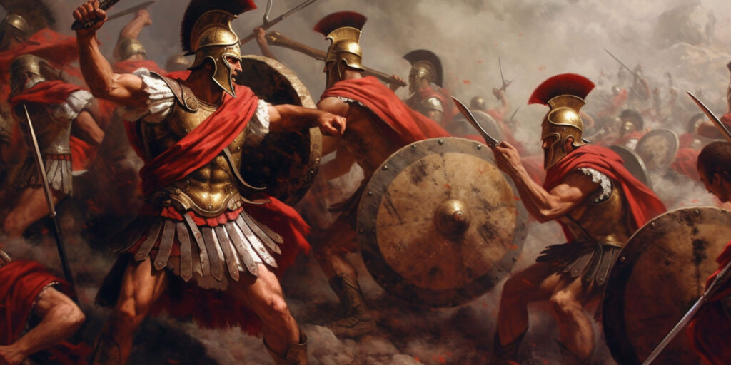 Görsel 4: Lysandros ve Sparta'nın sonunu getiren  Leuctra Savaşı'nın bir tasviri.