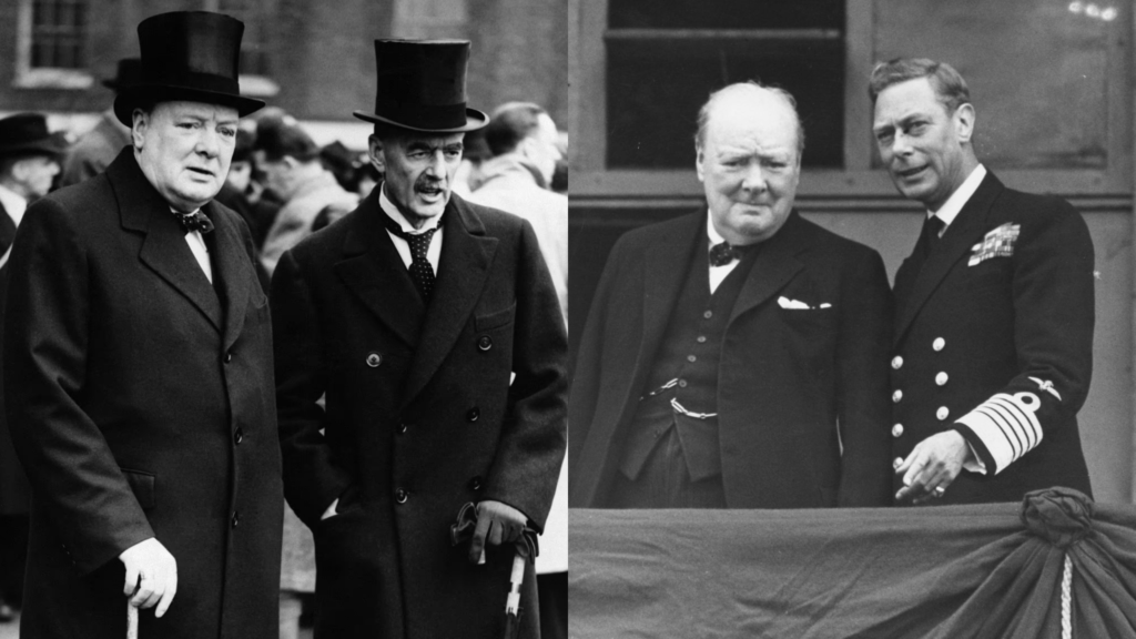 Churchill, Chamberlain ve VI. George
