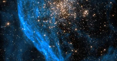 NGC 1850 küresel yıldız kümesi