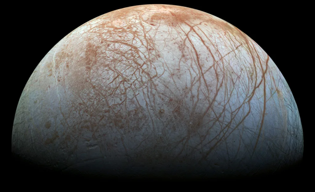 Jüpiter'in uydusu Europa 
