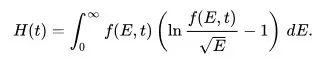 Boltzmann Denklemi: H fonksiyon gösterimi