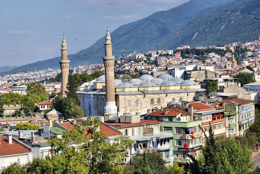 Bursa Ulu Cami'ye dair bir fotoğraf