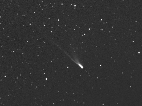 STEREO-A uzay aracı tarafından çekilen 96P/Machholz kuyruklu yıldızının görüntüsü