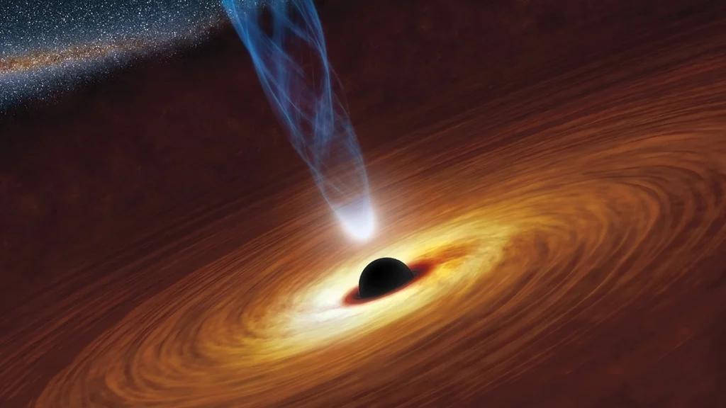 hareket eden süper kütleli kara delik, süper kütleli kara delik, hareket eden kara delik, saatte 177 bin kilometre hızla hareket eden süper kütleli kara delik