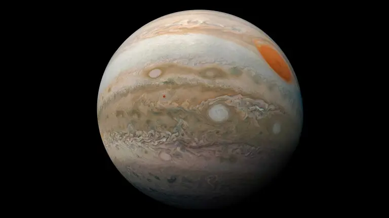 jüpiter, büyük kırmızı leke, the great red spot of jupiter, jüpiter atmosferi, jüpiter fırtınaları