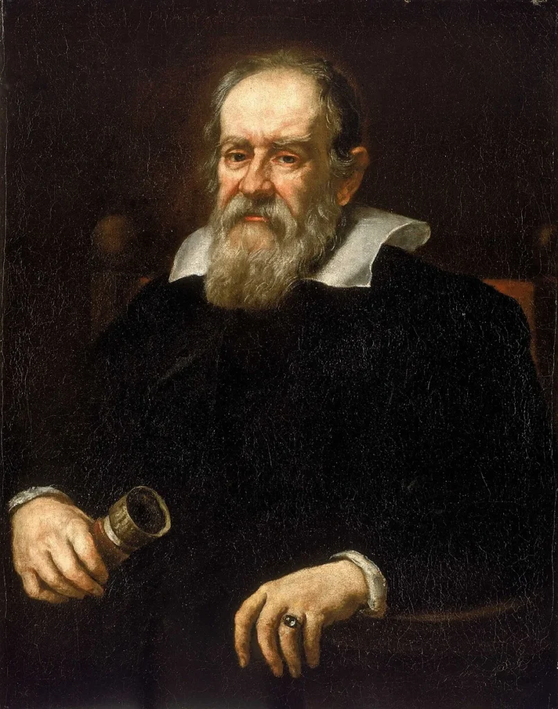 Jüpiter ve uyduları kâşifi astronom Galileo Galilei'nin 1636 yılında Justus Sustermans tarafından çizilen portresi.